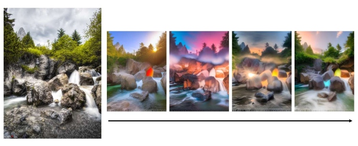 随着Prompt越来越精准，图片逐渐趋向摄影师的创作目的